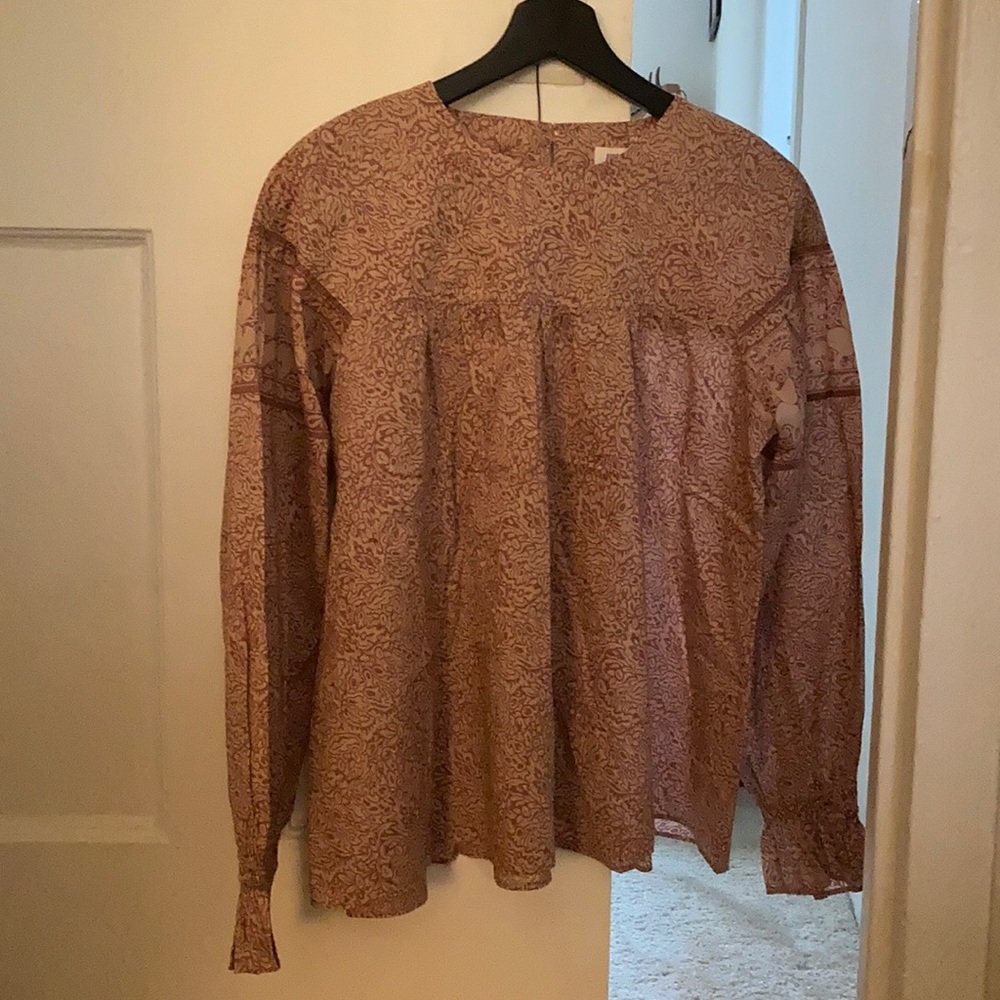 Uniqlo romantic blouse by Anna Sui
